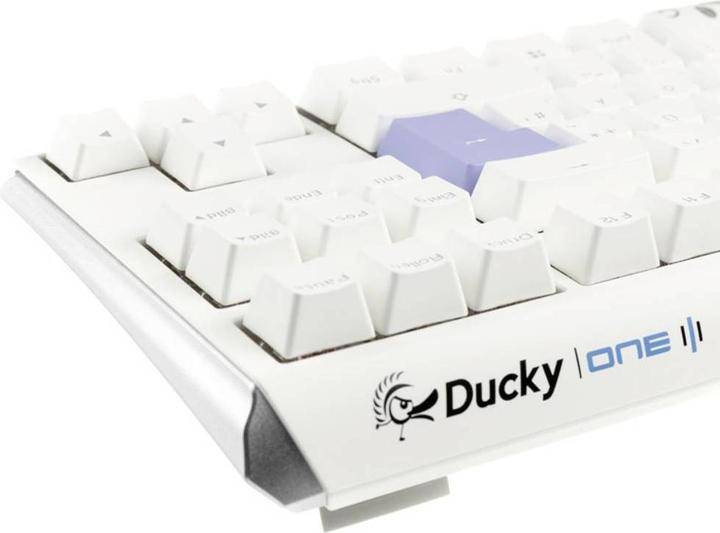 Image du produit Ducky One 3 Classic Pure White TKL Clavier de jeu, LED RGB - MX-Clear (DE, Filaire)