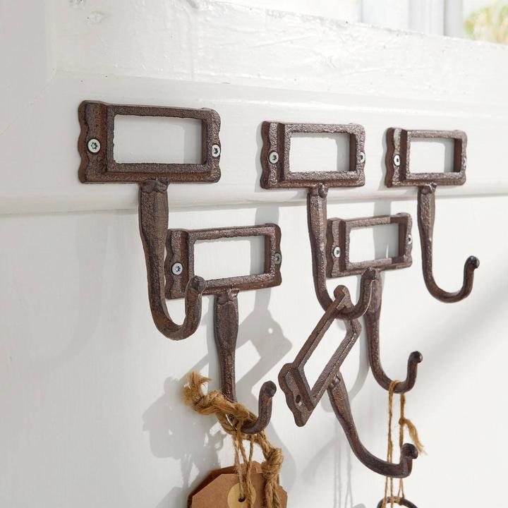 Produktbild Loberon Haken 6er Set Valet braun