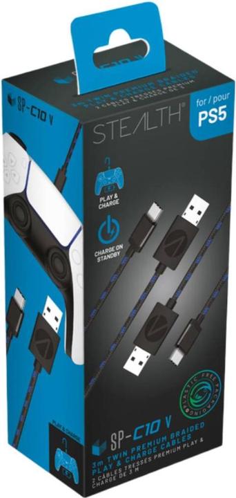 Actual product image Stealth Twin Play & Charge Cables (PS5)