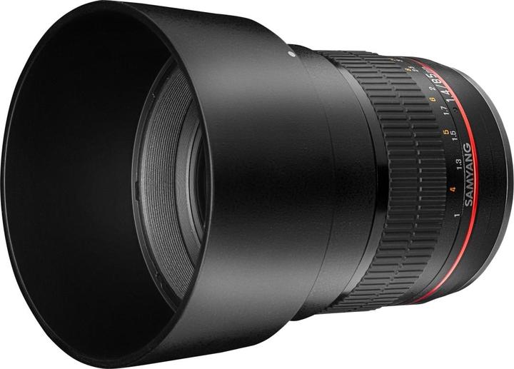 Actual product image Samyang MF 85mm F1.4 AS IF UMC Canon EF AE (Canon EF, full size, APS-C / DX)