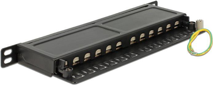 Produktbild Delock 12-Port 10" Patchpanel Cat.6A geschirmt