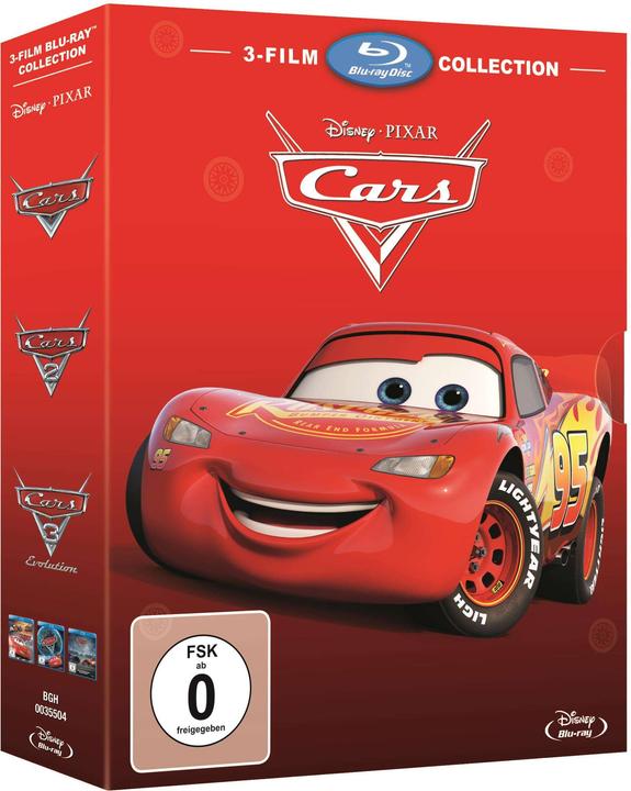 Cars 1-3 (Blu-ray, 2017, Deutsch)