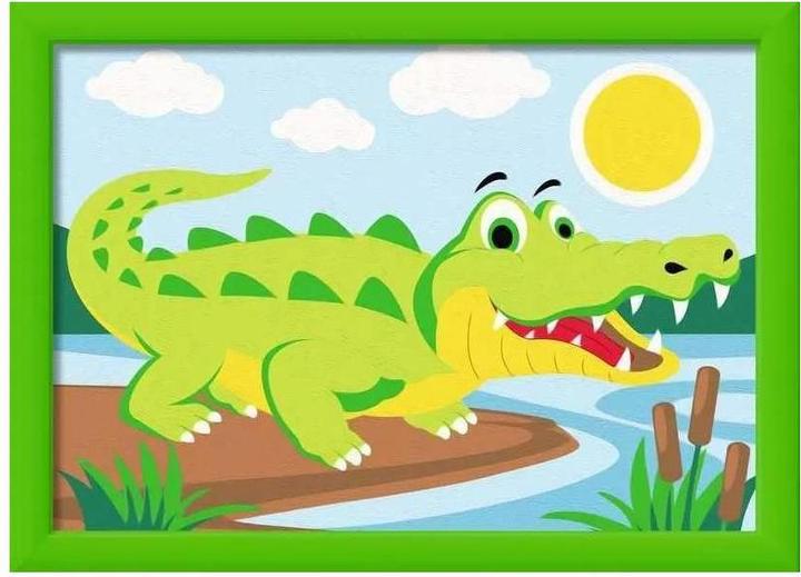 Immagine prodotto Ravensburger CreArt - Pittura con i numeri 23953 - Coccodrillo sulla terraferma - Bambini dai 7 anni in su