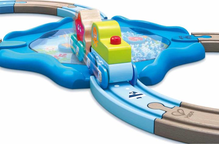 Actual product image Hape Wooden rails underwater world