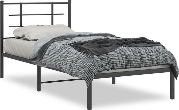 Produktbild VidaXL Bettgestell mit Kopfteil (90 x 200 cm)