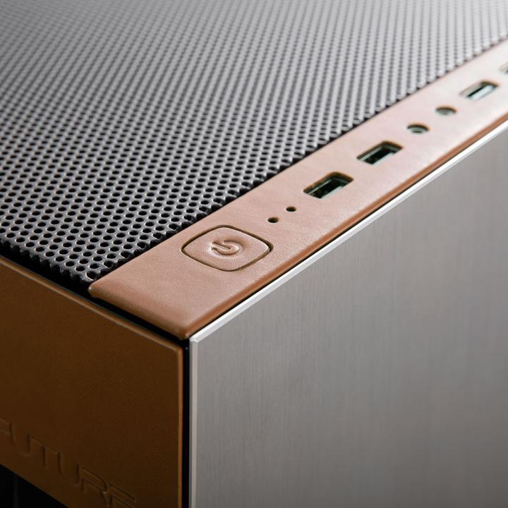 Actual product image Geometric Future Future M8 Cowboy Mid tower Pc behuizing, verticaal luchtkanaalontwerp, USB 3.1 type C, GEO-M8-COW (mATX, Mini-ITX, ATX, E-ATX)