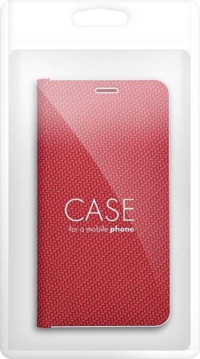 Actual product image OEM Book case LUNA Book Carbon for IPHONE 11 red (Apple iPhone 11)