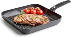 Actual product image Greenpan Cambridge Black Grillpan met keramische antikleeflaag 28cm (Aluminium)