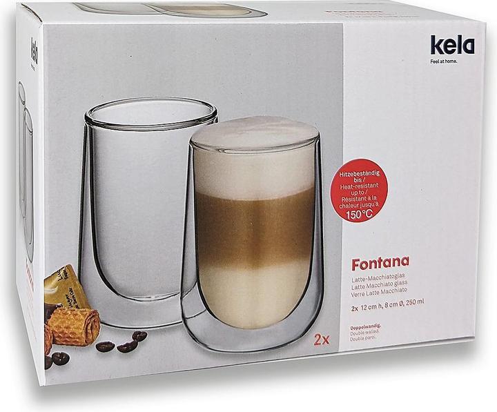 Image du produit Kela Verre latte macchiato Fontana (2 x)