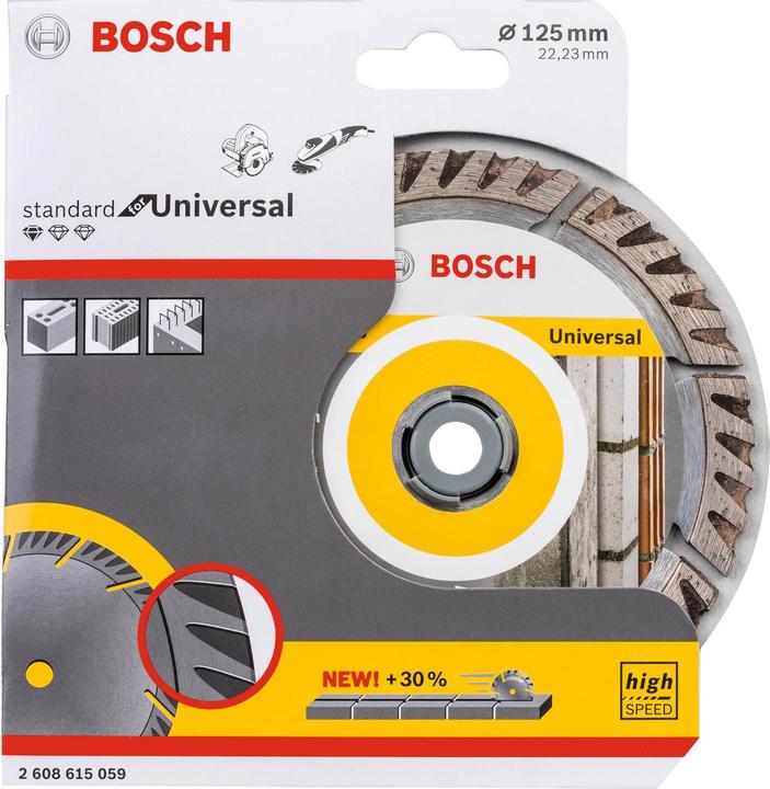 Actual product image Bosch Professional Zubehör PRO Multi Material diamond cutting disc, 125 x 22.23 mm