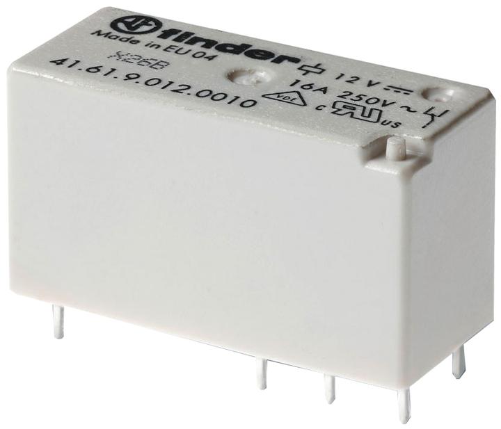 Finder PCB relay, SPDT 16A 6Vdc coil