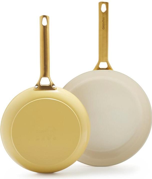 Produktbild Greenpan Padova Reserve Sunshine Yellow 2-delige pannenset (20+28) (28 cm, Pfannenset + Topfset, Aluminium)