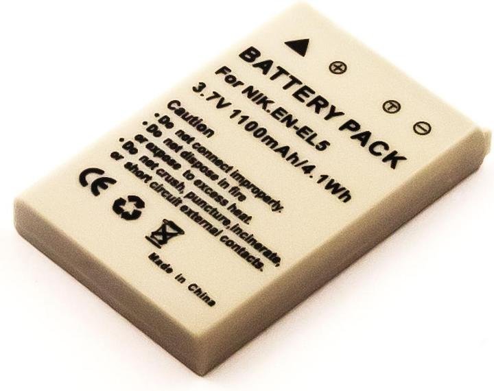 Immagine prodotto AGI COOLPIX P520 - Batteria - Grigio - Ioni di litio (Li-ion) - 900 mAh - 3,7 V - 5 (Accumulatore di carica elettrica)