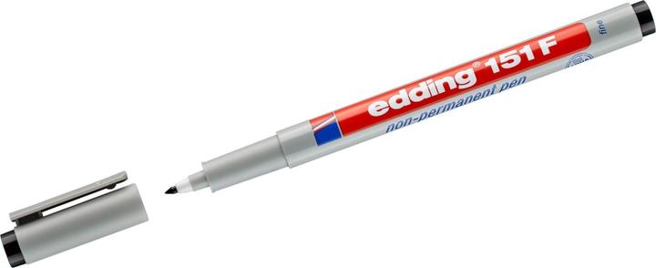 Produktbild Edding Non-Permanenter Folienschreiber 151 F (Schwarz, 0.60 mm, 1 x)