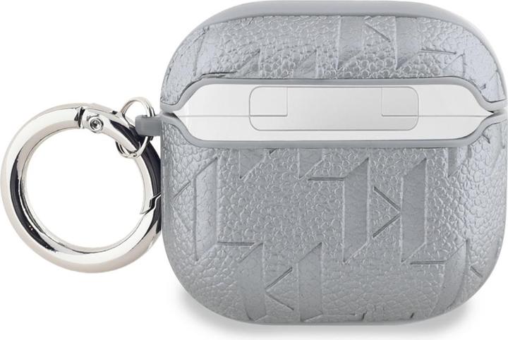 Image du produit Karl Lagerfeld Étui pour casque Monogram Choupette pour AirPods 4 - argent