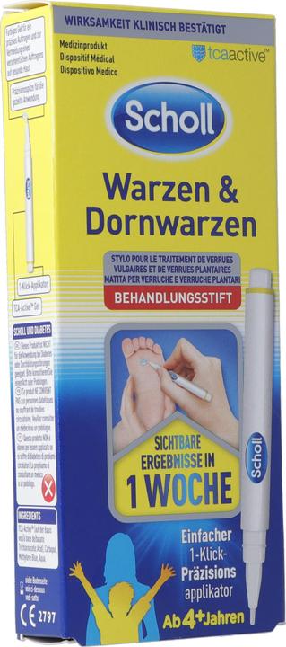 Scholl Bastone per il trattamento di verruche e verruche plantari (Elimina calli)