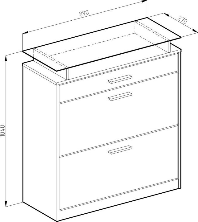 Immagine prodotto Vicco Alex (89 x 104 x 27 cm)