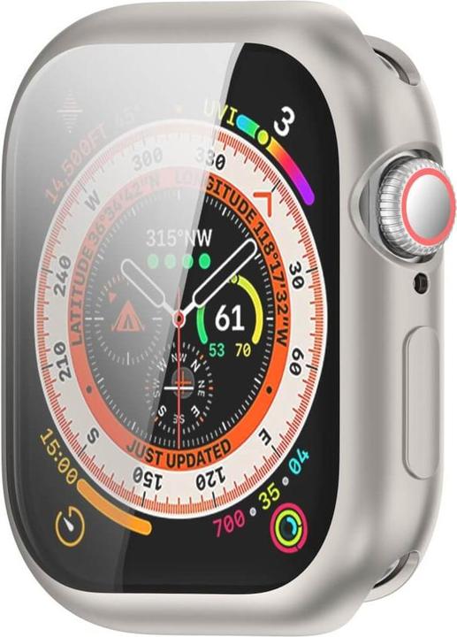 Immagine prodotto Cover-Discount Apple Watch 10 - 42 mm - Custodia di protezione in gomma effetto metallo