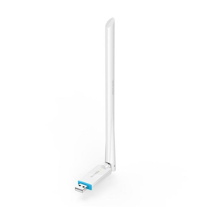 Image du produit Tenda Adaptateur WiFi 6 USB U2v5 AX300, 286 Mb/s, 802.11ax/b/g/n, 6 dBi, Soft AP, Win 7/10/11, Linux (USB)