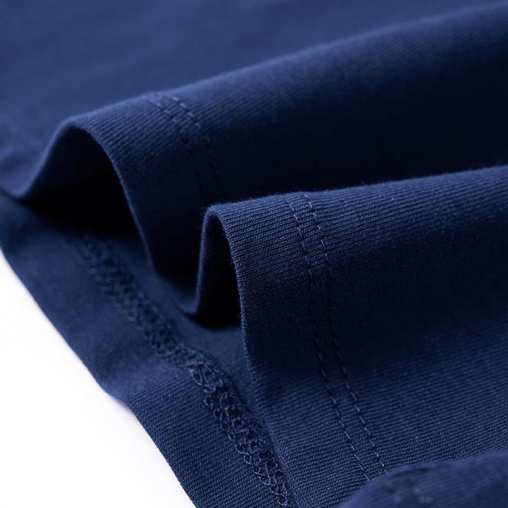 Actual product image VidaXL Children's T-shirt navy blue 92,Material: 95 % cotton. 5 (92)