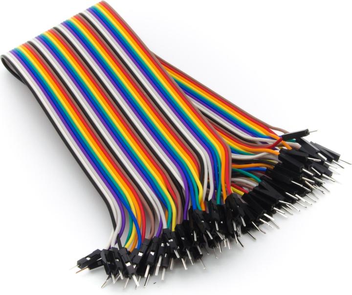 Purecrea Jumperkabel Dupont Set 30cm M/M 40 Stück (Kabel)