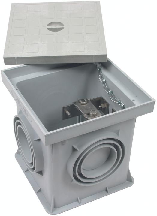 Actual product image Dehn 549050 UF disconnection box plastic 200x200x205mm w. disconnection St/tZn