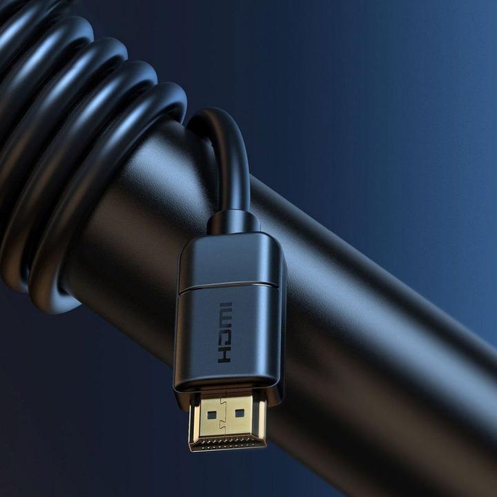 Actual product image Baseus high definition Series HDMI To HDMI Adapter Cable 8m Black (8 m, HDMI)