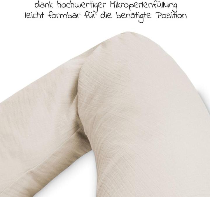 Productafbeelding Julius Zöllner Verpleegkussen Mousseline 190 cm (190 cm)