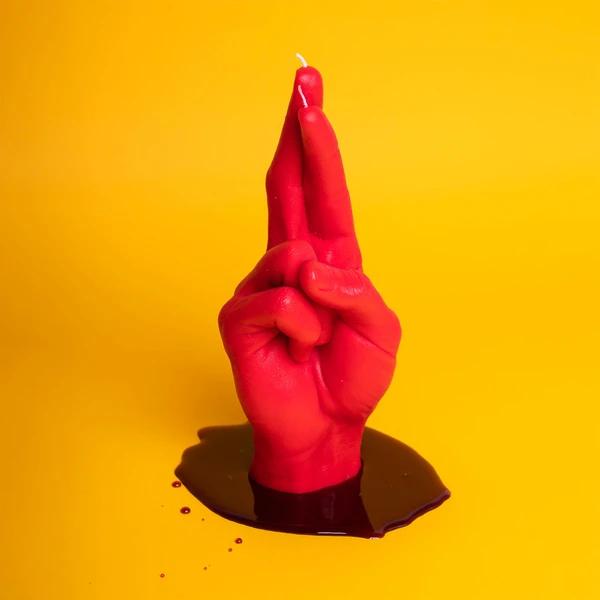 Actual product image Candle Hand crossed fingers (1 pcs.)