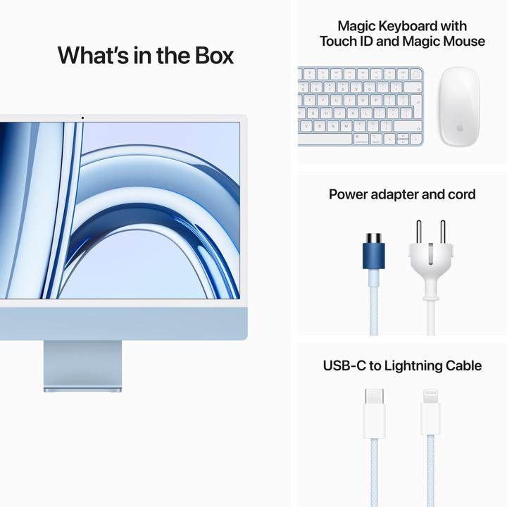 Actual product image Apple iMac 2023 (M3, 8 GB, 512 GB)