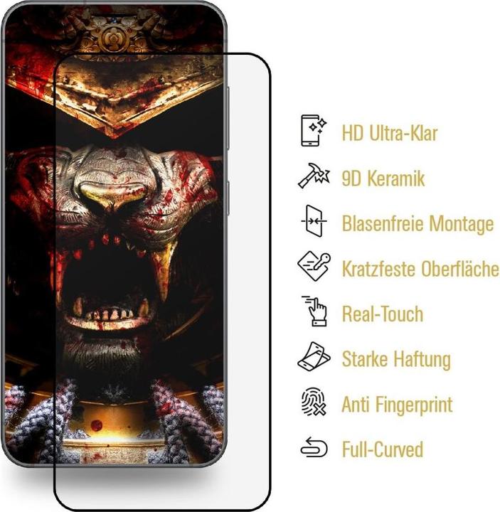 Produktbild Protectorking 3x Ceramic-Glass Full Cover HD Klar (3 Stück, Samsung Galaxy A70)