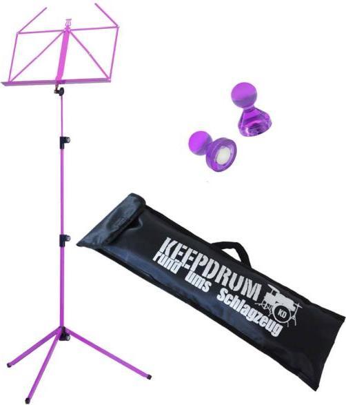 Actual product image K&M 100-1 Music stand with bag and magnets 2 pcs.