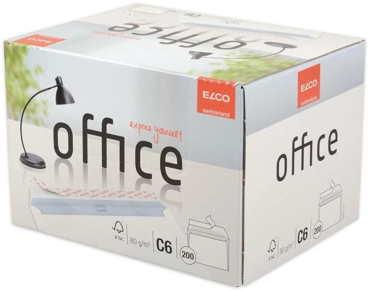 Image du produit Elco Bureau des enveloppes, sans fenêtre (C6, 200 x)
