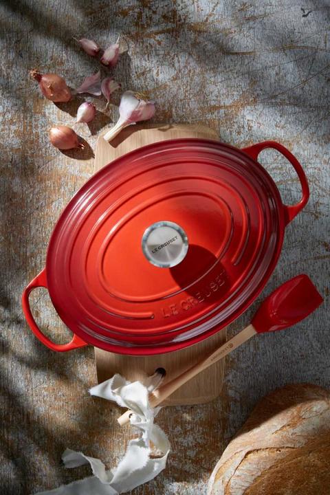 Immagine prodotto Le Creuset Girarrosto in ghisa ovale da 35 cm (Pirofila + casseruola, Ghisa, Smalto)