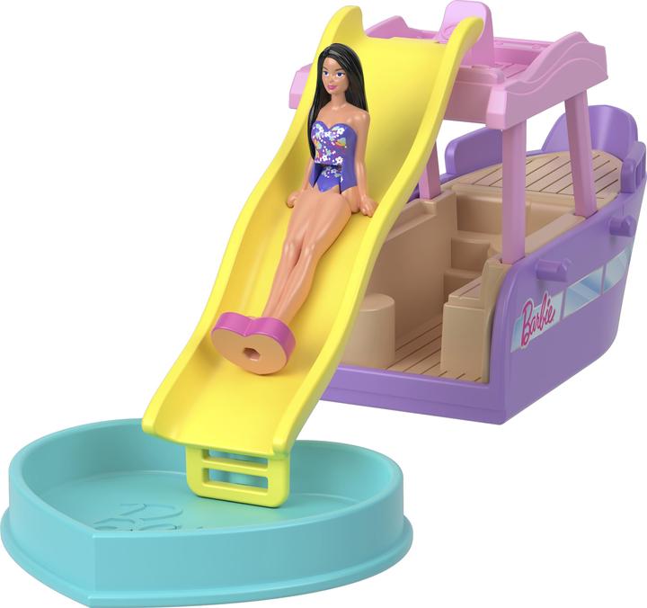 Produktbild Barbie Mini BarbieLand Traumboot mit Puppe