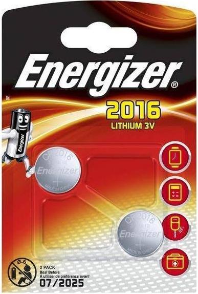 Immagine prodotto Energizer CR2016 Litio (2 pz., CR2016, 100 mAh)