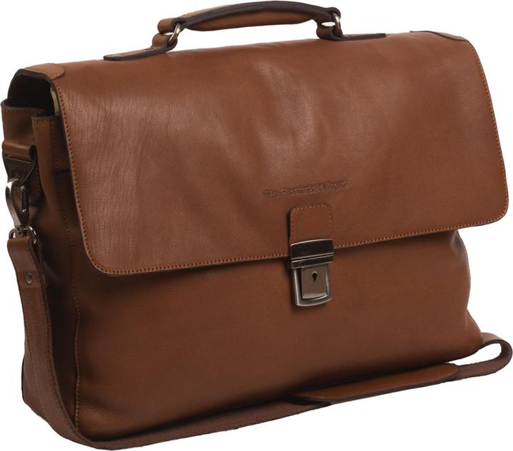 Image du produit The Vegan Cow Chesterfield Brand Leren Laptoptas Cognac Iowa