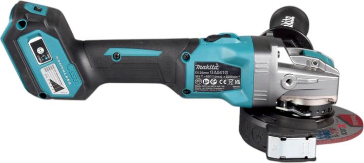 Productafbeelding Makita 40V accu haakse slijper GA041GZ (125 mm)