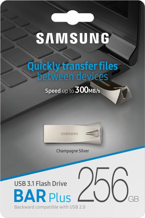 Actual product image Samsung Bar Plus V1 (256 GB, USB-A)
