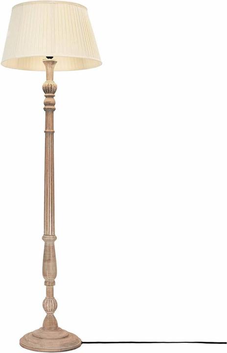 Loberon Stehlampe Morten antikbraun/creme (E27)