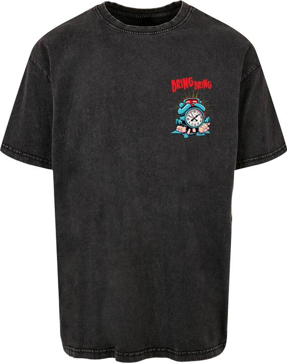 Merchcode ALARM CLOCK Comic Acid Washed Oversized Tee - 113035 (XL)