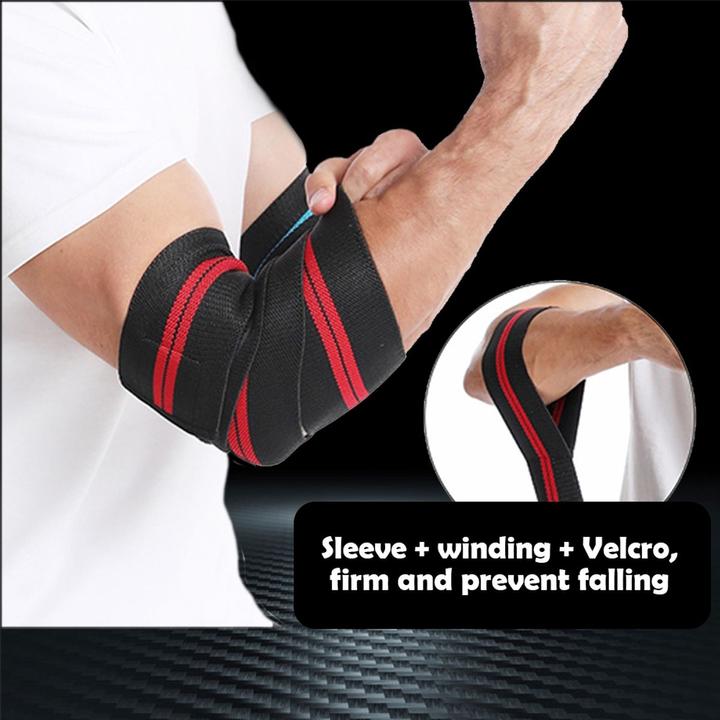 Produktbild König Design Ellenbogenbandage Klettverschluss Bandage Tennisarm Golferarm Armbandage 120 cm
