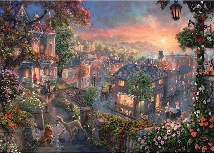 Image du produit Schmidt Spiele Dame et clochard (1000 pièces)