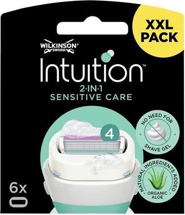 Wilkinson Intuition 2 in 1 Sensitive Care (6 x)