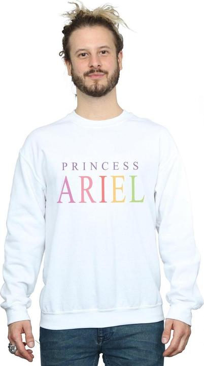Actual product image Disney Mens The Little Mermaid Ariel Graphic Sweatshirt (S)