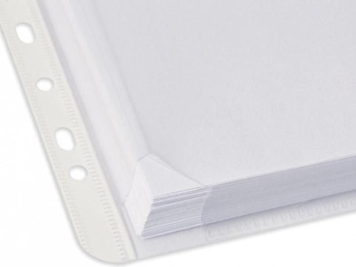 Immagine prodotto Elba Custodia per volantini con pieghe a espansione, DIN A4, PP, grana 0,2 mm, trasparente, aperta a (A4, 10 x)