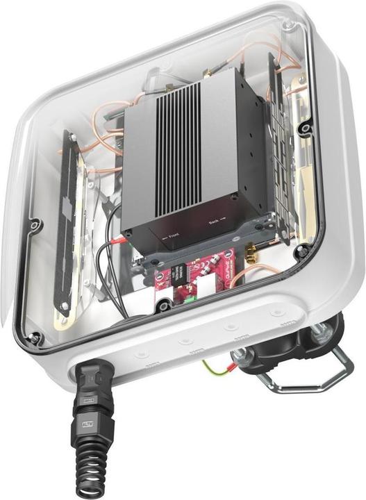 Actual product image Quwireless AEG5100MO - QuMax Omni with PoE Splitter for Robustel EG5100