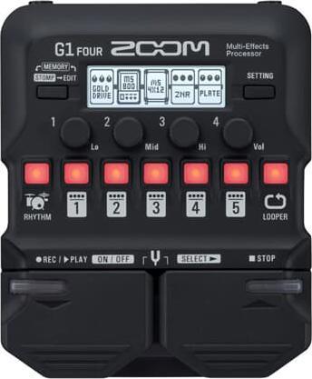 Actual product image Zoom G1 FOUR/M (EU/UK) Guitar Multi-Effects Pedal (Guitar)
