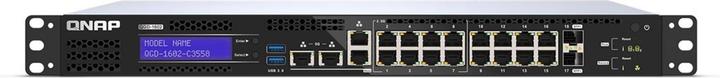 QNAP QGD-1602-C3558-8G Smart Edge Switch mit 2,5 GbE und 10 GbE Fähigkeit (18 Ports)
