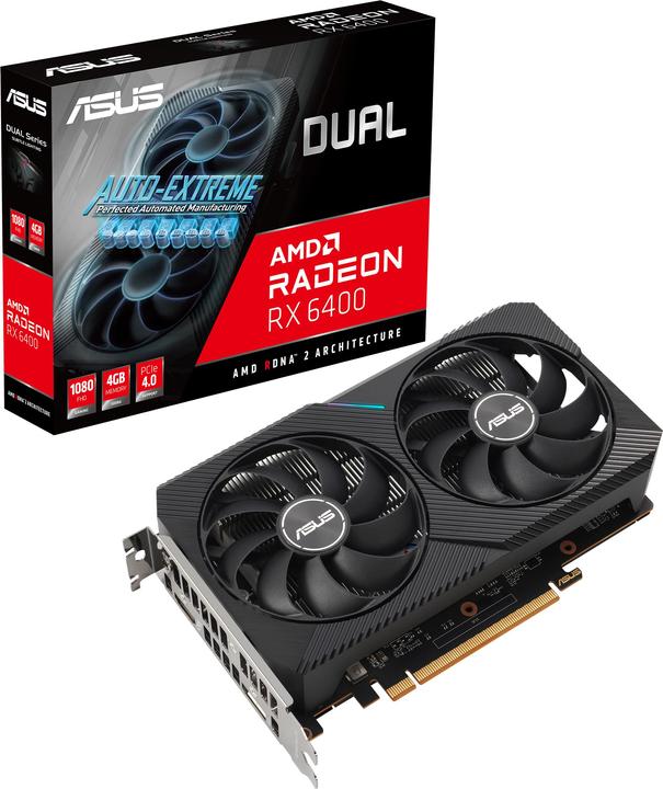 Productafbeelding ASUS Dubbel -RX6400-4G AMD Radeon RX 6400 GDDR6 (4 GB)
